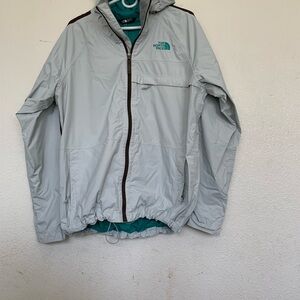 The North Face Gray Windbreaker Lightweight Jacket SIZE M for Men